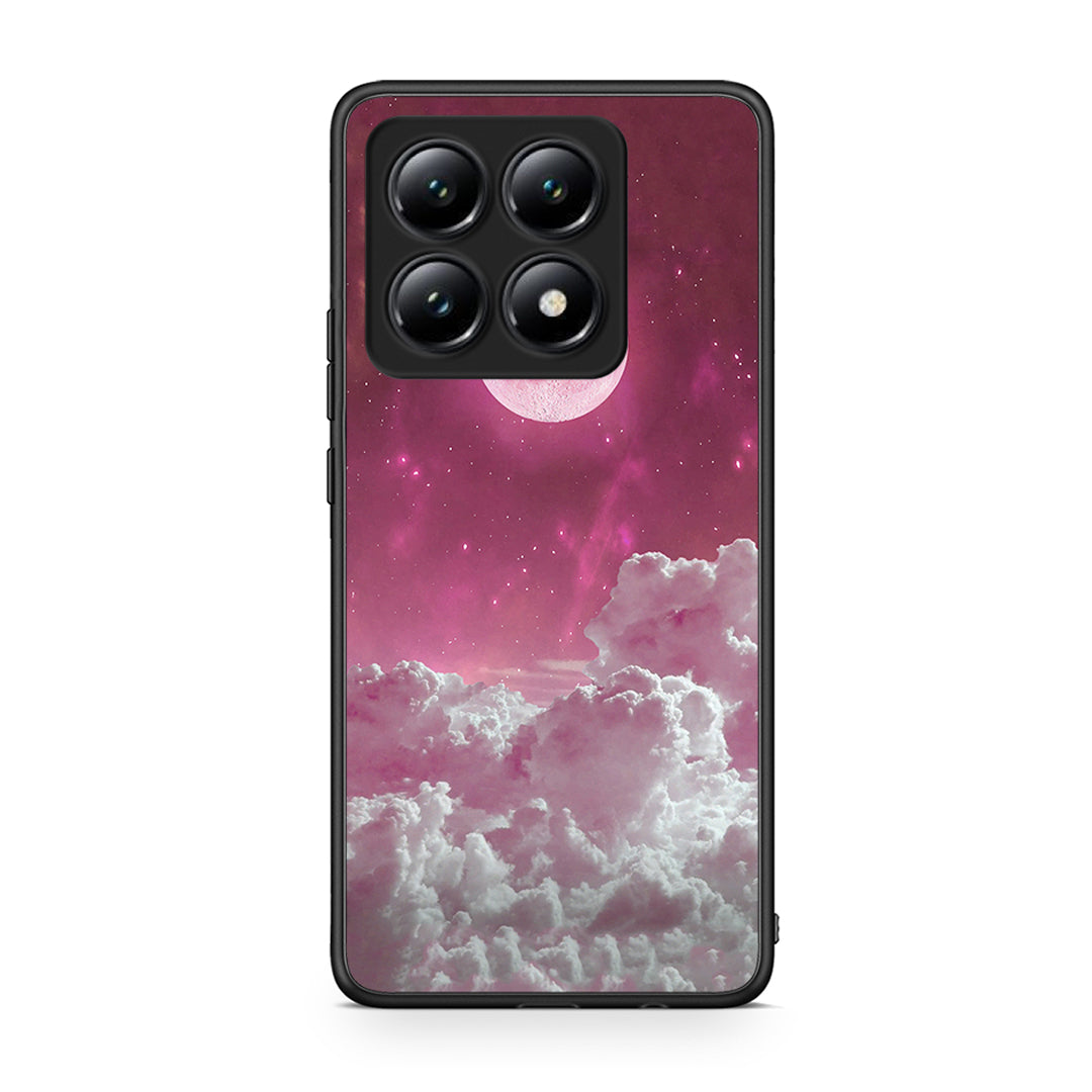 Xiaomi 14T Pink Moon Θήκη από τη Smartfits με σχέδιο στο πίσω μέρος και μαύρο περίβλημα | Smartphone case with colorful back and black bezels by Smartfits