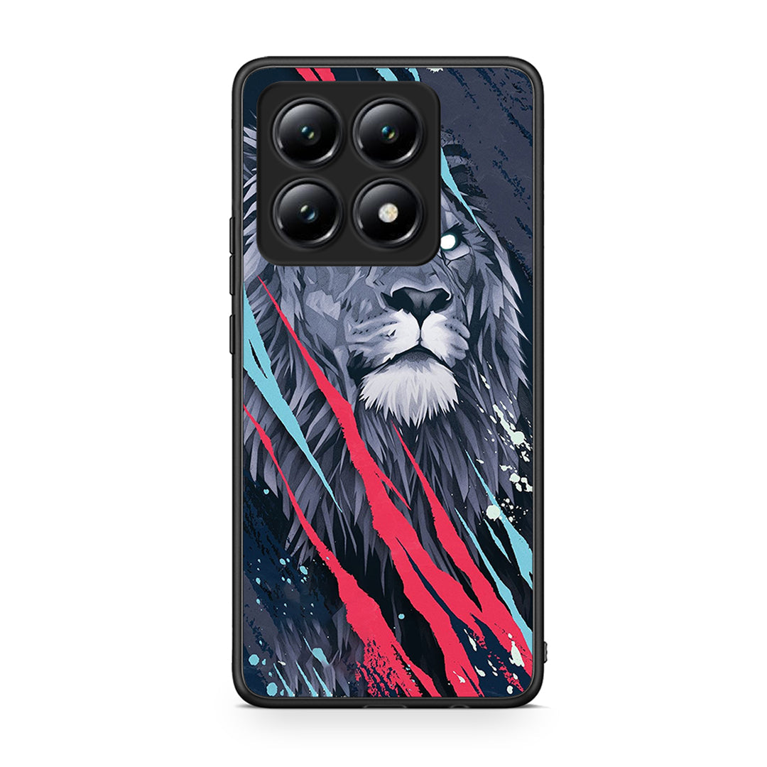 4 - Xiaomi 14T Lion Designer PopArt case, cover, bumper
