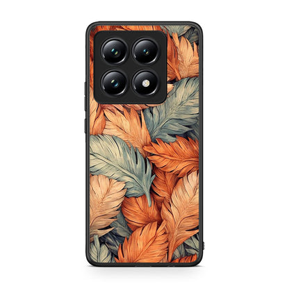 Xiaomi 14T Pro Autumn Leaves Θήκη από τη Smartfits με σχέδιο στο πίσω μέρος και μαύρο περίβλημα | Smartphone case with colorful back and black bezels by Smartfits