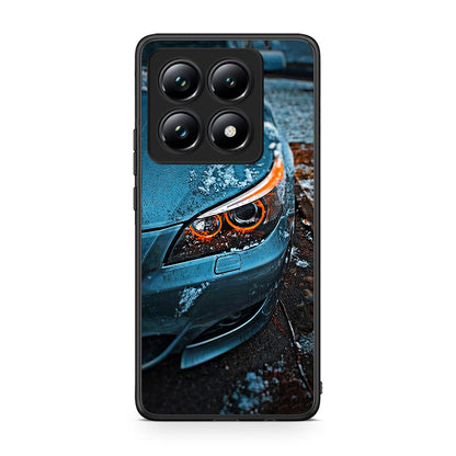 Xiaomi 14T Pro Bmw E60 Θήκη από τη Smartfits με σχέδιο στο πίσω μέρος και μαύρο περίβλημα | Smartphone case with colorful back and black bezels by Smartfits