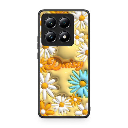 Xiaomi 14T Pro Bubble Daisies θήκη από τη Smartfits με σχέδιο στο πίσω μέρος και μαύρο περίβλημα | Smartphone case with colorful back and black bezels by Smartfits