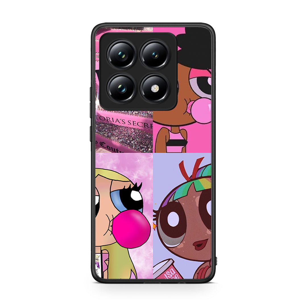 Xiaomi 14T Pro Bubble Girls Θήκη Αγίου Βαλεντίνου από τη Smartfits με σχέδιο στο πίσω μέρος και μαύρο περίβλημα | Smartphone case with colorful back and black bezels by Smartfits
