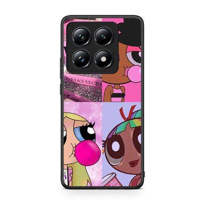 Xiaomi 14T Pro Bubble Girls Θήκη Αγίου Βαλεντίνου από τη Smartfits με σχέδιο στο πίσω μέρος και μαύρο περίβλημα | Smartphone case with colorful back and black bezels by Smartfits