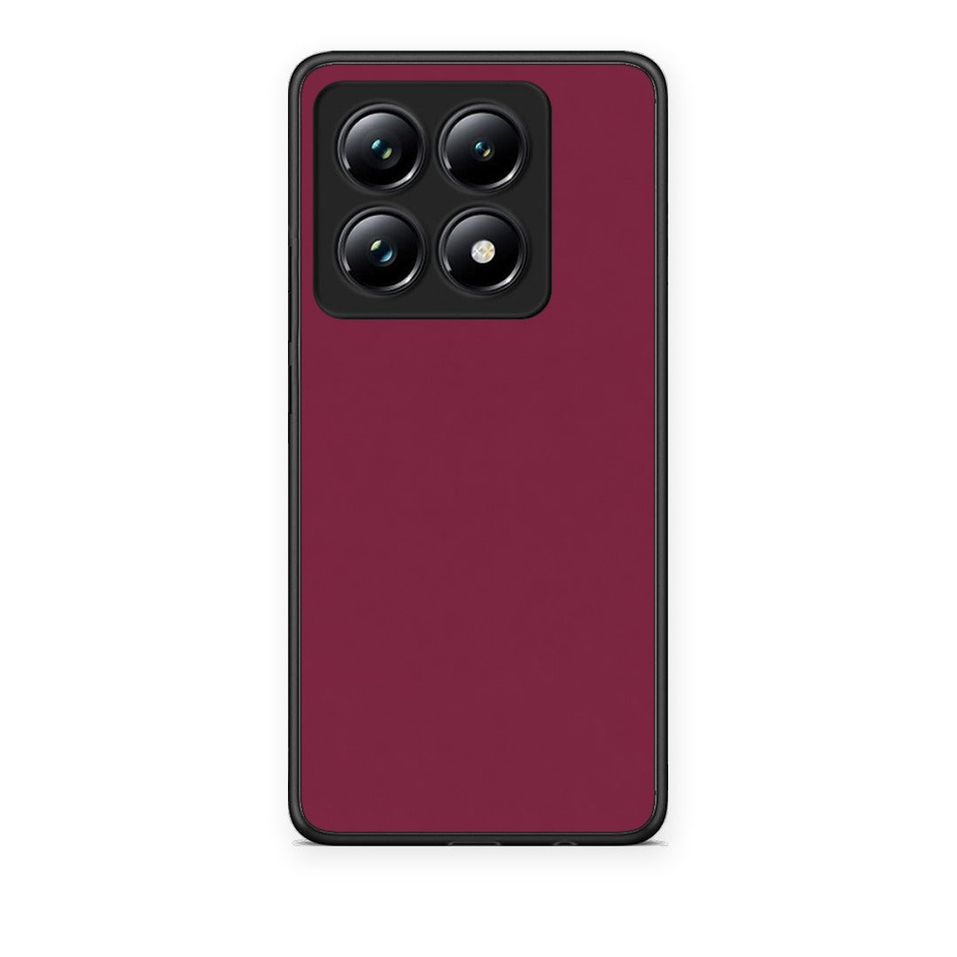 Θήκη Xiaomi 14T Pro Burgundy από τη Smartfits με σχέδιο στο πίσω μέρος και μαύρο περίβλημα | Xiaomi 14T Pro Burgundy case with colorful back and black bezels
