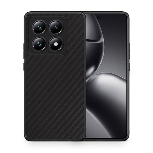 Θήκη Xiaomi 14T Pro Carbon Black από τη Smartfits με σχέδιο στο πίσω μέρος και μαύρο περίβλημα | Xiaomi 14T Pro Carbon Black case with colorful back and black bezels