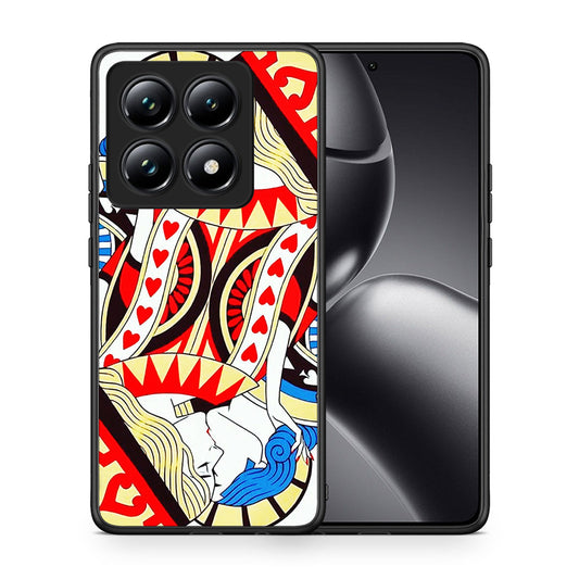 Θήκη Xiaomi 14T Pro Card Love από τη Smartfits με σχέδιο στο πίσω μέρος και μαύρο περίβλημα | Xiaomi 14T Pro Card Love case with colorful back and black bezels