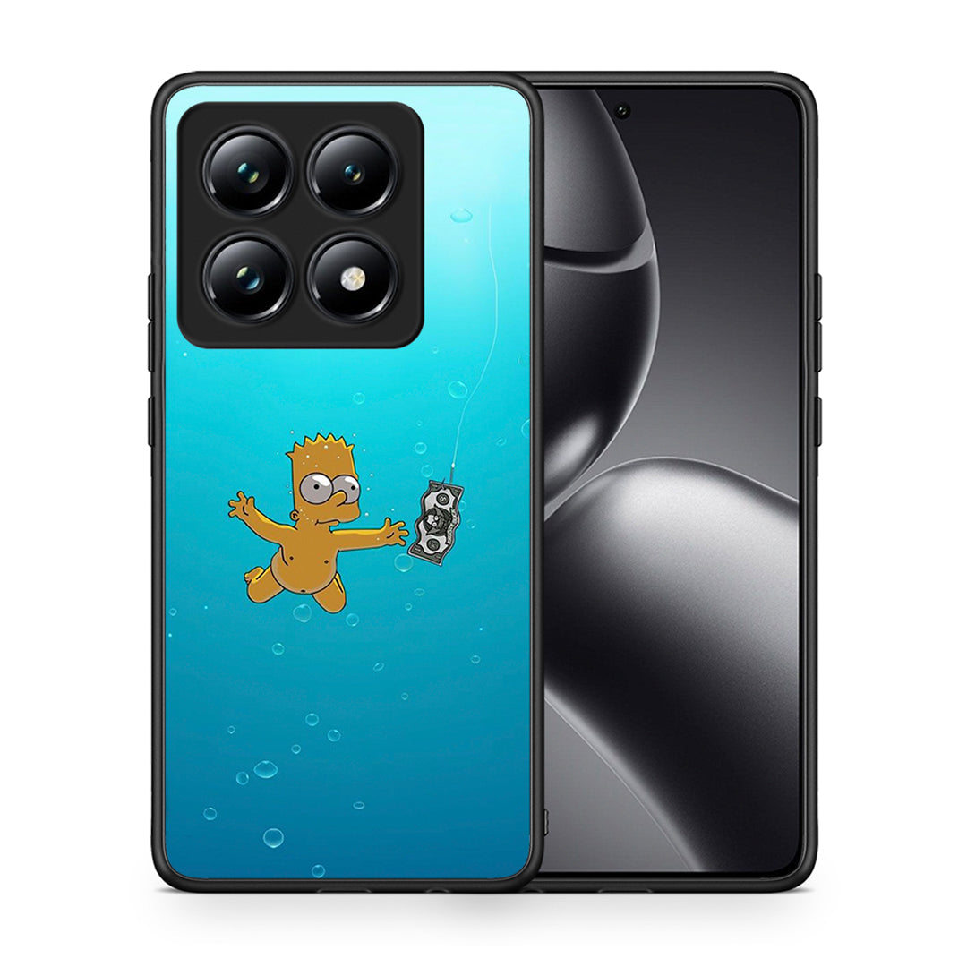 Θήκη Xiaomi 14T Pro Chasing Money από τη Smartfits με σχέδιο στο πίσω μέρος και μαύρο περίβλημα | Xiaomi 14T Pro Chasing Money case with colorful back and black bezels