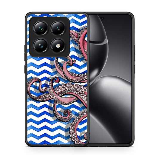 Θήκη Xiaomi 14T Pro Chevron Devilfish από τη Smartfits με σχέδιο στο πίσω μέρος και μαύρο περίβλημα | Xiaomi 14T Pro Chevron Devilfish case with colorful back and black bezels