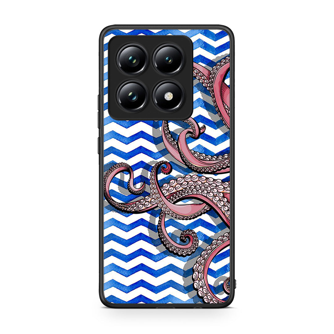 Xiaomi 14T Pro Chevron Devilfish θήκη από τη Smartfits με σχέδιο στο πίσω μέρος και μαύρο περίβλημα | Smartphone case with colorful back and black bezels by Smartfits