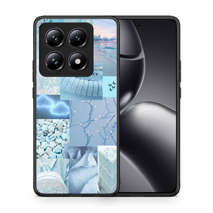 Θήκη Xiaomi 14T Pro Ciel Aesthetic Collage από τη Smartfits με σχέδιο στο πίσω μέρος και μαύρο περίβλημα | Xiaomi 14T Pro Ciel Aesthetic Collage case with colorful back and black bezels