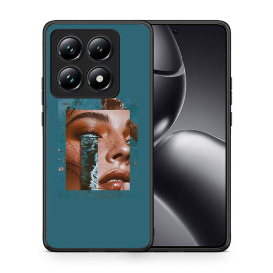 Θήκη Xiaomi 14T Pro Cry An Ocean από τη Smartfits με σχέδιο στο πίσω μέρος και μαύρο περίβλημα | Xiaomi 14T Pro Cry An Ocean case with colorful back and black bezels
