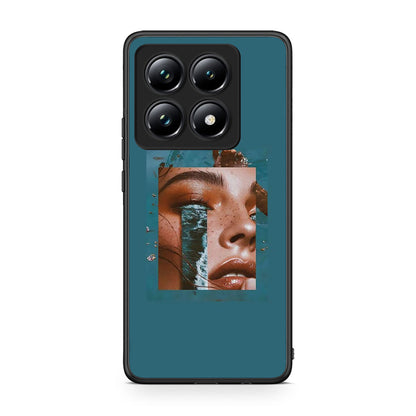 Xiaomi 14T Pro Cry An Ocean θήκη από τη Smartfits με σχέδιο στο πίσω μέρος και μαύρο περίβλημα | Smartphone case with colorful back and black bezels by Smartfits
