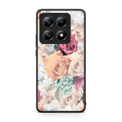 99 - Xiaomi 14T Pro Bouquet Floral case, cover, bumper
