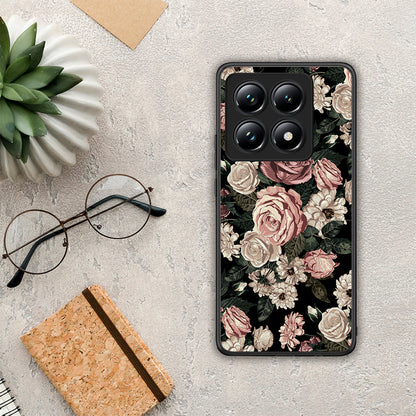 Flower Wild Roses - Xiaomi 14T Pro θήκη
