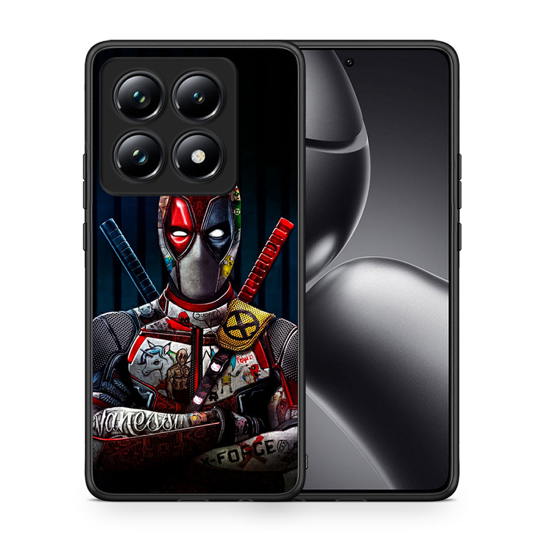 Θήκη Xiaomi 14T Pro Funny Guy από τη Smartfits με σχέδιο στο πίσω μέρος και μαύρο περίβλημα | Xiaomi 14T Pro Funny Guy case with colorful back and black bezels