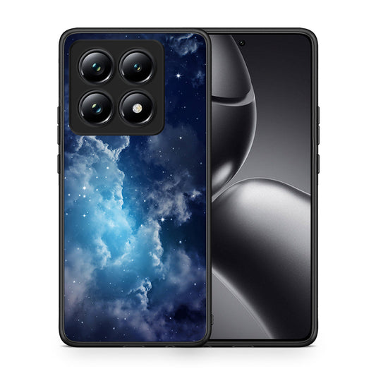 Θήκη Xiaomi 14T Pro Blue Sky Galaxy από τη Smartfits με σχέδιο στο πίσω μέρος και μαύρο περίβλημα | Xiaomi 14T Pro Blue Sky Galaxy case with colorful back and black bezels