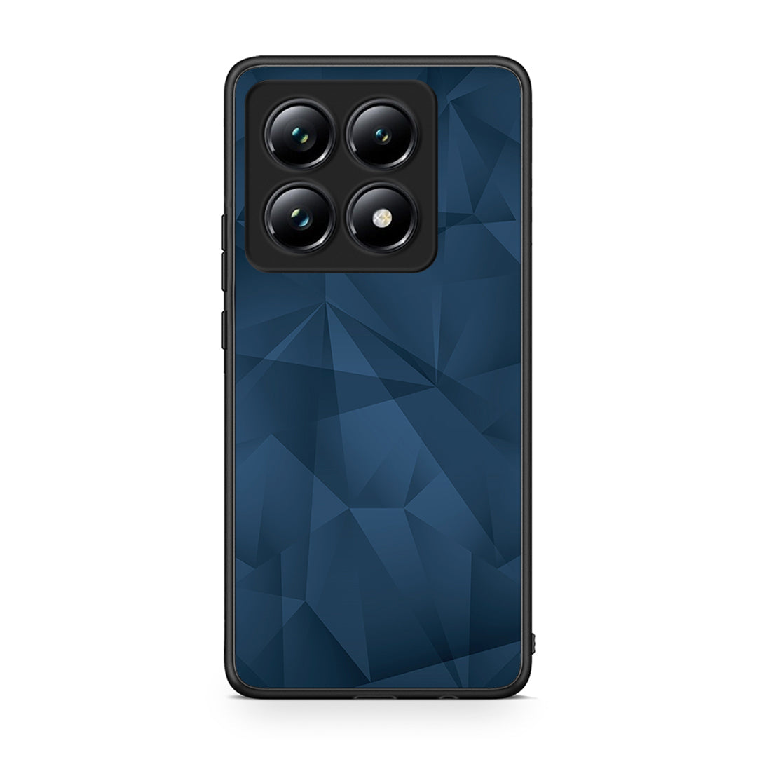 39 - Xiaomi 14T Pro Blue Abstract Geometric case, cover, bumper