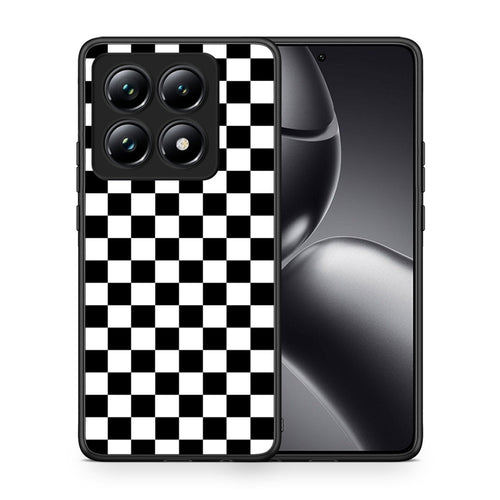 Θήκη Xiaomi 14T Pro Squares Geometric από τη Smartfits με σχέδιο στο πίσω μέρος και μαύρο περίβλημα | Xiaomi 14T Pro Squares Geometric case with colorful back and black bezels