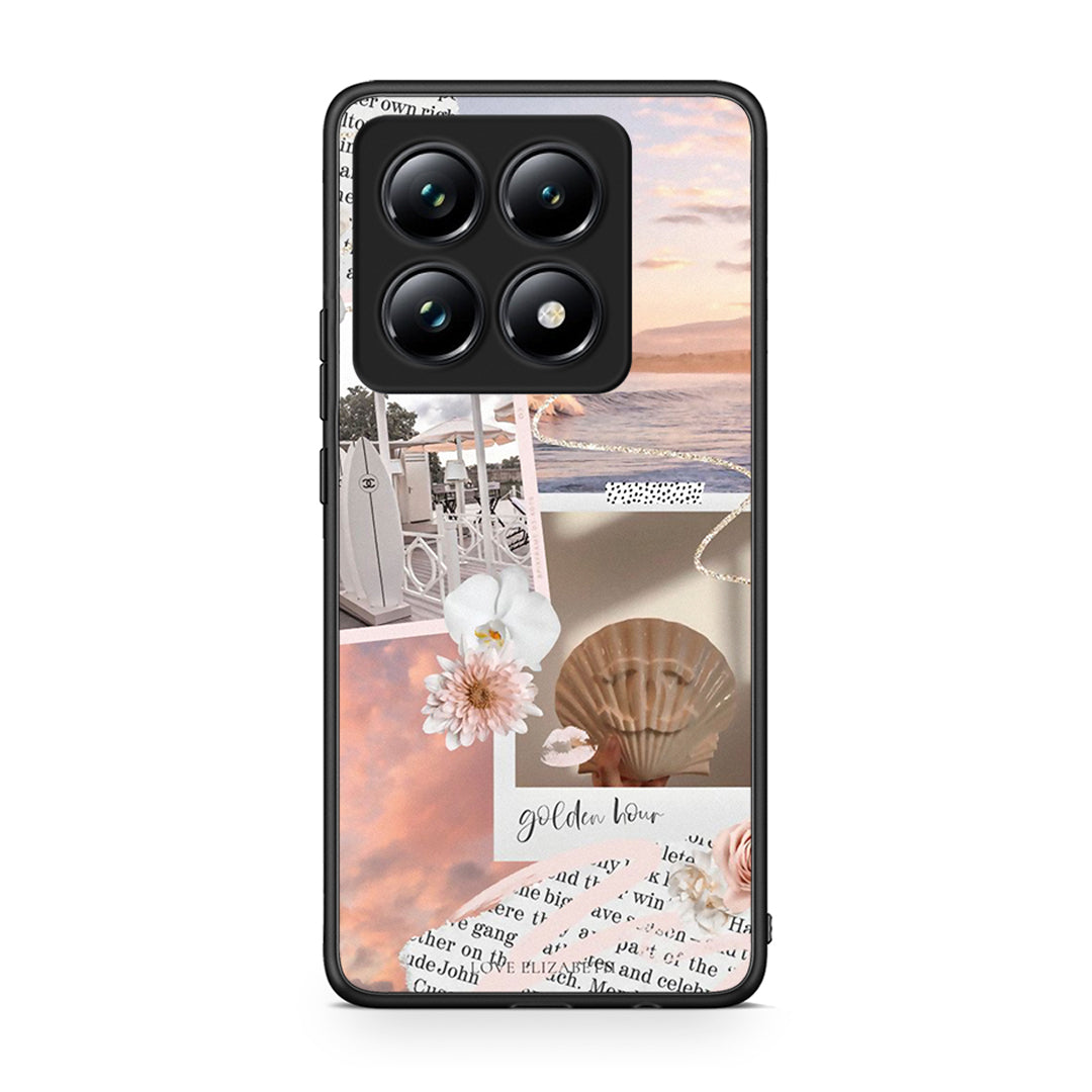 Xiaomi 14T Pro Golden Hour Θήκη Αγίου Βαλεντίνου από τη Smartfits με σχέδιο στο πίσω μέρος και μαύρο περίβλημα | Smartphone case with colorful back and black bezels by Smartfits