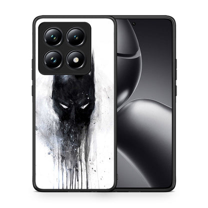Θήκη Xiaomi 14T Pro Paint Bat Hero από τη Smartfits με σχέδιο στο πίσω μέρος και μαύρο περίβλημα | Xiaomi 14T Pro Paint Bat Hero case with colorful back and black bezels