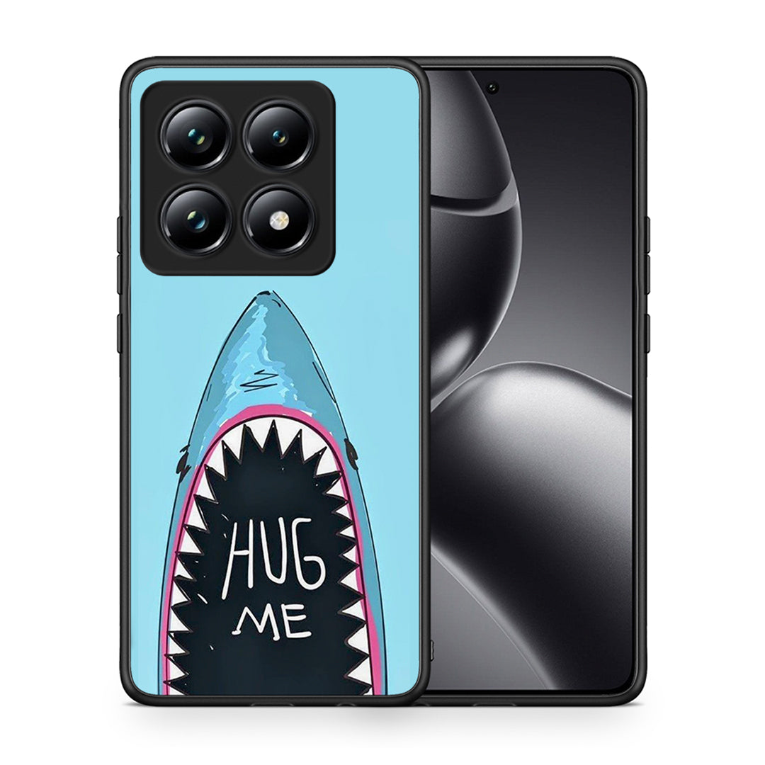 Θήκη Xiaomi 14T Pro Hug Me από τη Smartfits με σχέδιο στο πίσω μέρος και μαύρο περίβλημα | Xiaomi 14T Pro Hug Me case with colorful back and black bezels