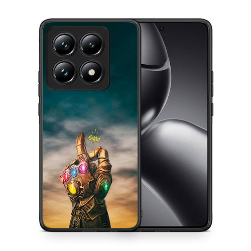 Θήκη Xiaomi 14T Pro Infinity Snap από τη Smartfits με σχέδιο στο πίσω μέρος και μαύρο περίβλημα | Xiaomi 14T Pro Infinity Snap case with colorful back and black bezels