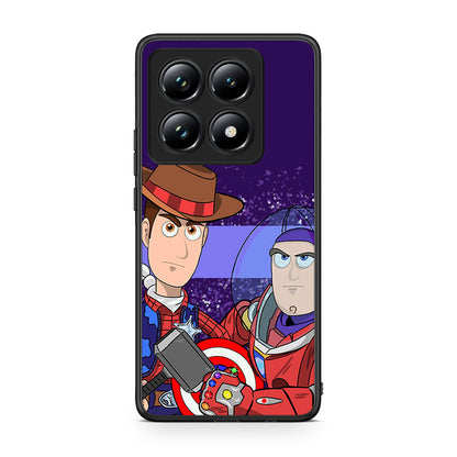 Xiaomi 14T Pro Infinity Story θήκη από τη Smartfits με σχέδιο στο πίσω μέρος και μαύρο περίβλημα | Smartphone case with colorful back and black bezels by Smartfits