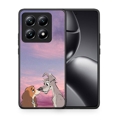 Θήκη Xiaomi 14T Pro Lady And Tramp από τη Smartfits με σχέδιο στο πίσω μέρος και μαύρο περίβλημα | Xiaomi 14T Pro Lady And Tramp case with colorful back and black bezels