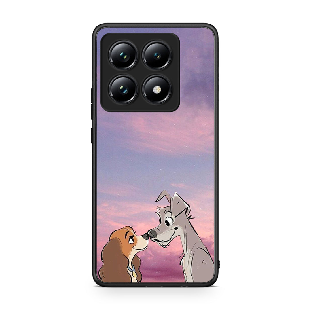Xiaomi 14T Pro Lady And Tramp θήκη από τη Smartfits με σχέδιο στο πίσω μέρος και μαύρο περίβλημα | Smartphone case with colorful back and black bezels by Smartfits