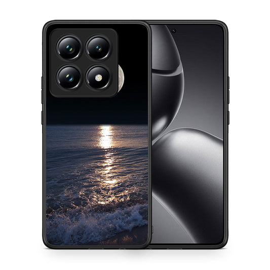Θήκη Xiaomi 14T Pro Moon Landscape από τη Smartfits με σχέδιο στο πίσω μέρος και μαύρο περίβλημα | Xiaomi 14T Pro Moon Landscape case with colorful back and black bezels