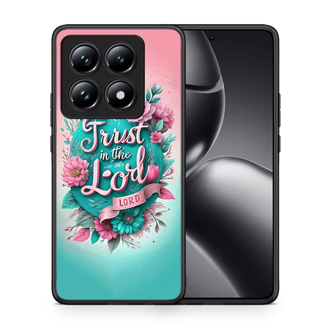 Θήκη Xiaomi 14T Pro Lord Trust από τη Smartfits με σχέδιο στο πίσω μέρος και μαύρο περίβλημα | Xiaomi 14T Pro Lord Trust case with colorful back and black bezels