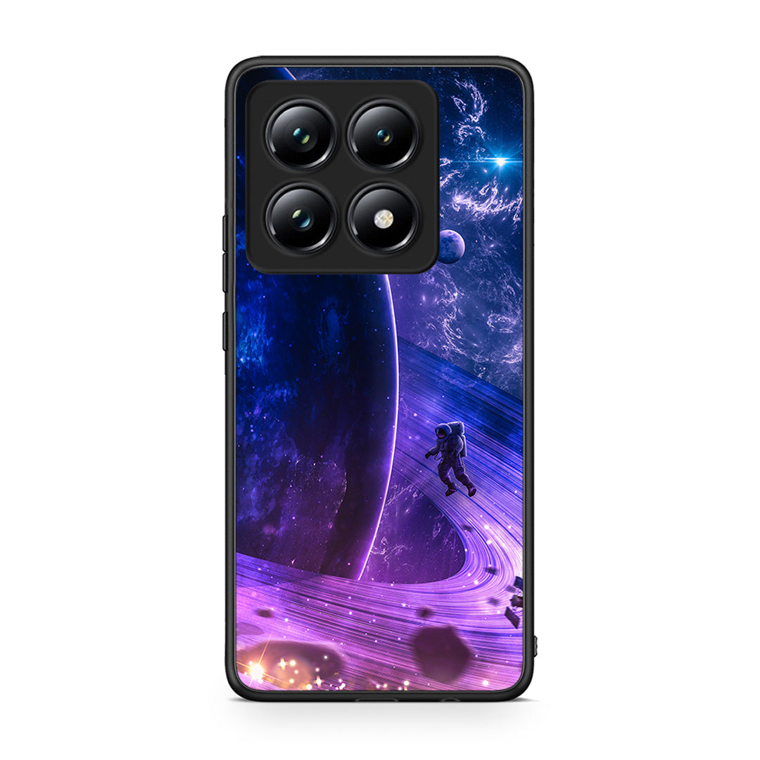 Xiaomi 14T Pro Lost Astronaut θήκη από τη Smartfits με σχέδιο στο πίσω μέρος και μαύρο περίβλημα | Smartphone case with colorful back and black bezels by Smartfits
