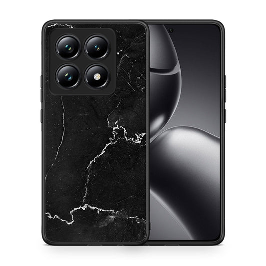 Θήκη Xiaomi 14T Pro Marble Black από τη Smartfits με σχέδιο στο πίσω μέρος και μαύρο περίβλημα | Xiaomi 14T Pro Marble Black case with colorful back and black bezels