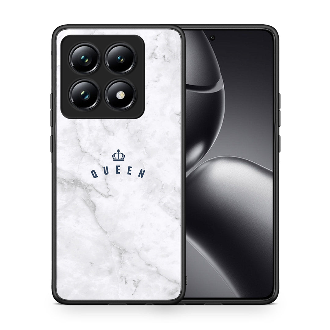 Θήκη Xiaomi 14T Pro Queen Marble από τη Smartfits με σχέδιο στο πίσω μέρος και μαύρο περίβλημα | Xiaomi 14T Pro Queen Marble case with colorful back and black bezels