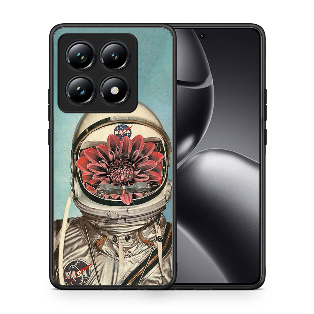 Θήκη Xiaomi 14T Pro Nasa Bloom από τη Smartfits με σχέδιο στο πίσω μέρος και μαύρο περίβλημα | Xiaomi 14T Pro Nasa Bloom case with colorful back and black bezels