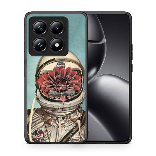 Θήκη Xiaomi 14T Pro Nasa Bloom από τη Smartfits με σχέδιο στο πίσω μέρος και μαύρο περίβλημα | Xiaomi 14T Pro Nasa Bloom case with colorful back and black bezels