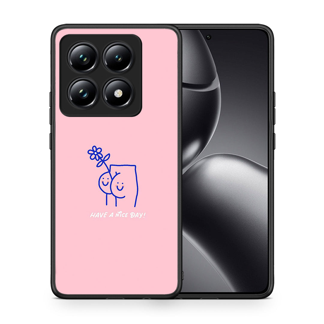 Θήκη Xiaomi 14T Pro Nice Day από τη Smartfits με σχέδιο στο πίσω μέρος και μαύρο περίβλημα | Xiaomi 14T Pro Nice Day case with colorful back and black bezels