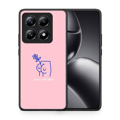 Θήκη Xiaomi 14T Pro Nice Day από τη Smartfits με σχέδιο στο πίσω μέρος και μαύρο περίβλημα | Xiaomi 14T Pro Nice Day case with colorful back and black bezels