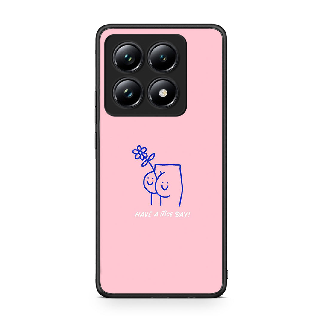 Xiaomi 14T Pro Nice Day θήκη από τη Smartfits με σχέδιο στο πίσω μέρος και μαύρο περίβλημα | Smartphone case with colorful back and black bezels by Smartfits