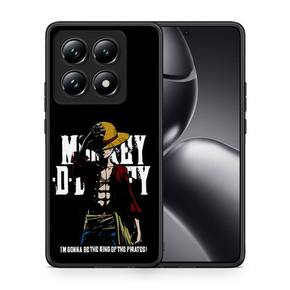 Θήκη Xiaomi 14T Pro Pirate King από τη Smartfits με σχέδιο στο πίσω μέρος και μαύρο περίβλημα | Xiaomi 14T Pro Pirate King case with colorful back and black bezels