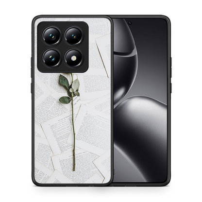 Θήκη Xiaomi 14T Pro Red Rose από τη Smartfits με σχέδιο στο πίσω μέρος και μαύρο περίβλημα | Xiaomi 14T Pro Red Rose case with colorful back and black bezels