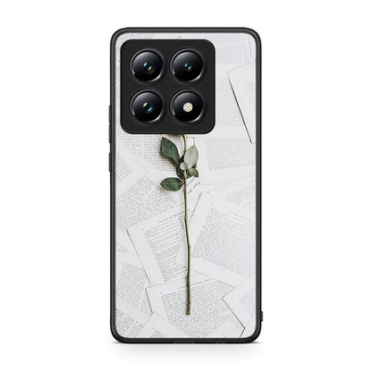 Xiaomi 14T Pro Red Rose θήκη από τη Smartfits με σχέδιο στο πίσω μέρος και μαύρο περίβλημα | Smartphone case with colorful back and black bezels by Smartfits