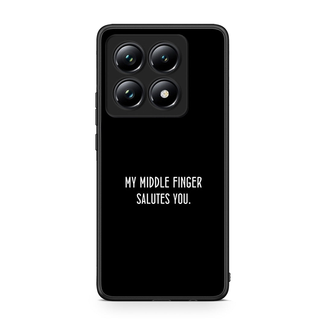 Xiaomi 14T Pro Salute θήκη από τη Smartfits με σχέδιο στο πίσω μέρος και μαύρο περίβλημα | Smartphone case with colorful back and black bezels by Smartfits