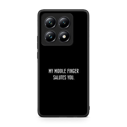 Xiaomi 14T Pro Salute θήκη από τη Smartfits με σχέδιο στο πίσω μέρος και μαύρο περίβλημα | Smartphone case with colorful back and black bezels by Smartfits