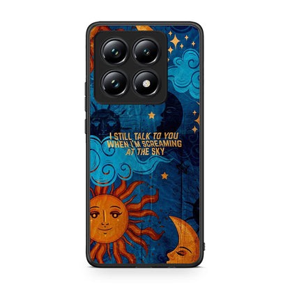 Xiaomi 14T Pro Screaming Sky θήκη από τη Smartfits με σχέδιο στο πίσω μέρος και μαύρο περίβλημα | Smartphone case with colorful back and black bezels by Smartfits