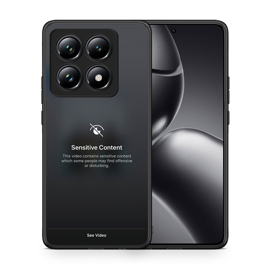 Θήκη Xiaomi 14T Pro Sensitive Content από τη Smartfits με σχέδιο στο πίσω μέρος και μαύρο περίβλημα | Xiaomi 14T Pro Sensitive Content case with colorful back and black bezels
