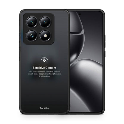 Θήκη Xiaomi 14T Pro Sensitive Content από τη Smartfits με σχέδιο στο πίσω μέρος και μαύρο περίβλημα | Xiaomi 14T Pro Sensitive Content case with colorful back and black bezels