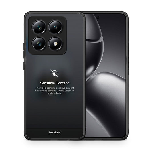 Θήκη Xiaomi 14T Pro Sensitive Content από τη Smartfits με σχέδιο στο πίσω μέρος και μαύρο περίβλημα | Xiaomi 14T Pro Sensitive Content case with colorful back and black bezels