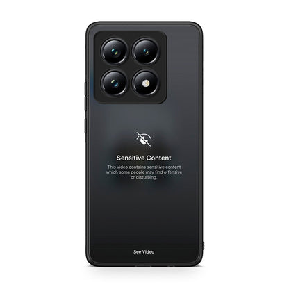 Xiaomi 14T Pro Sensitive Content θήκη από τη Smartfits με σχέδιο στο πίσω μέρος και μαύρο περίβλημα | Smartphone case with colorful back and black bezels by Smartfits