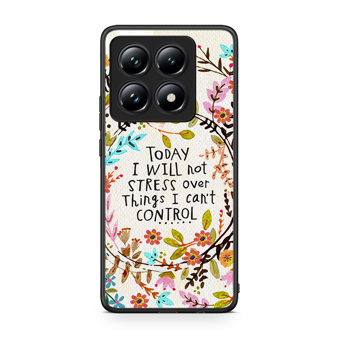 Xiaomi 14T Pro Stress Over θήκη από τη Smartfits με σχέδιο στο πίσω μέρος και μαύρο περίβλημα | Smartphone case with colorful back and black bezels by Smartfits
